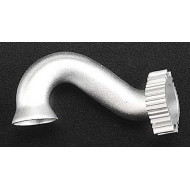 Traxxas Aluminum Exhaust Header Silver Revo