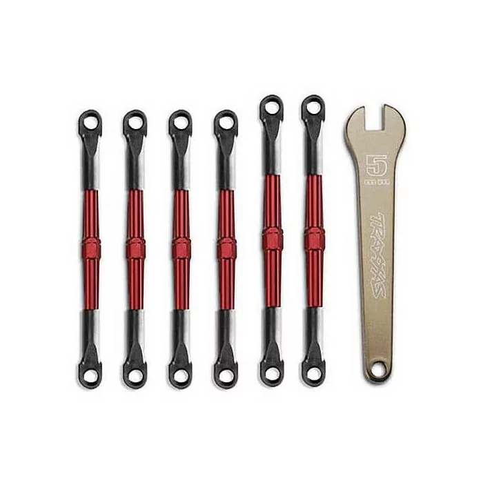 Traxxas Aluminum Turnbuckles Red Jato