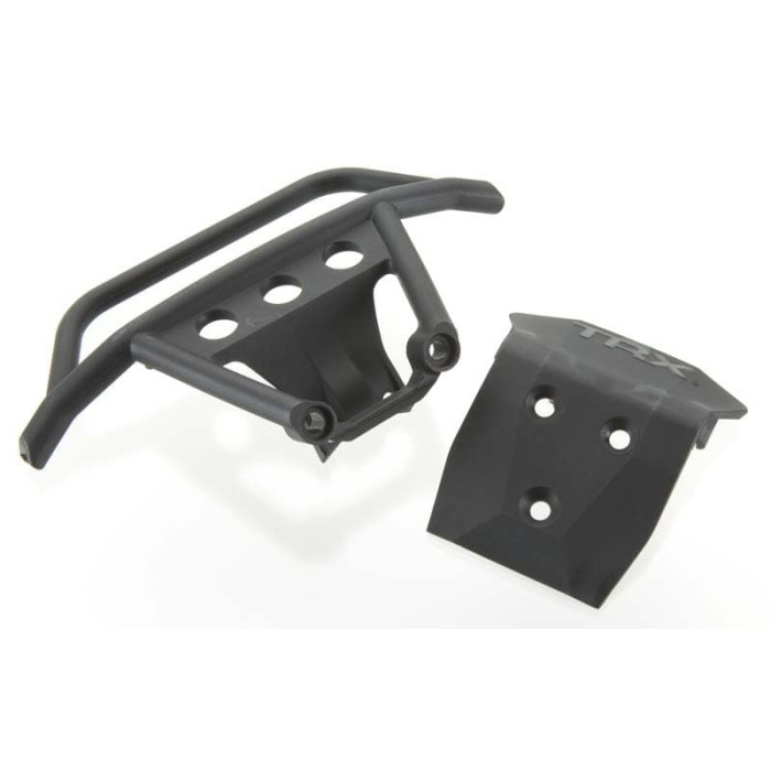 Traxxas Front Bumper/Skid Plate Black Stampede 4X4