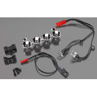 Traxxas Chrome LED Lightbar Clear Lights (4)