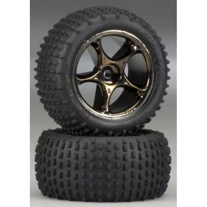 Traxxas Rear Tires & Wheels Assembled Bandit (2)