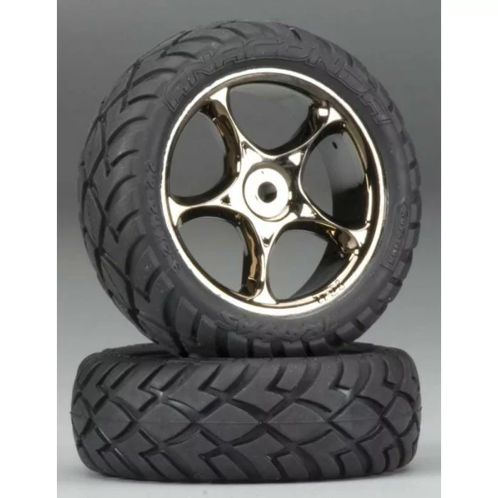 Traxxas Tires & Wheels Assembled Bandit Front (2)