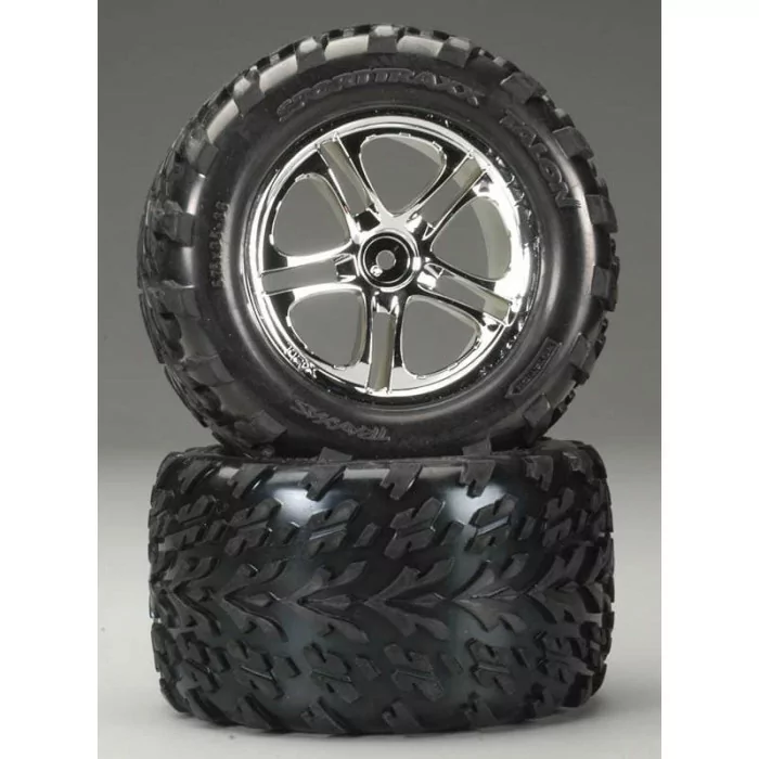 Traxxas Talon Tires/SS Chrome T-Maxx/Revo (2)
