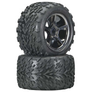 Traxxas Talon 3.8"/Gemini Black Chrome Maxx/Revo (2)