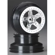 Traxxas Rear Wheel Satin Chrome Slash (2)