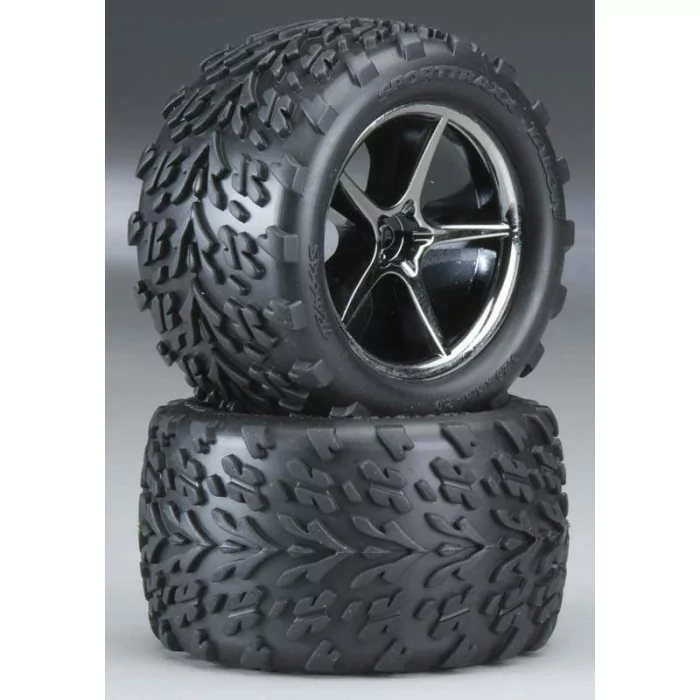 Traxxas Talon Tires/Gemini Wheels 1/16 E-Revo (2)