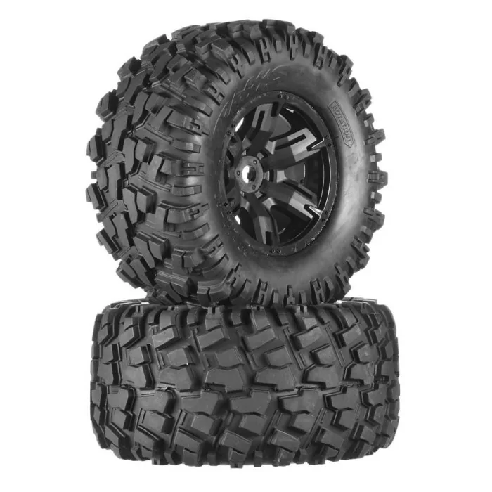 Traxxas Tires/Wheels Assembled Glued X-Maxx (2)