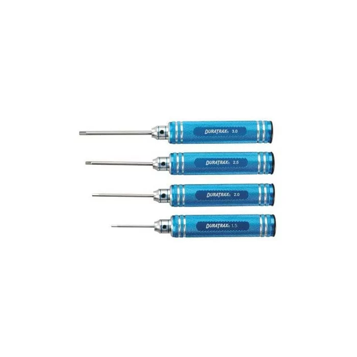 Duratrax 4-Piece Ultimate Hex Driver Set Metric