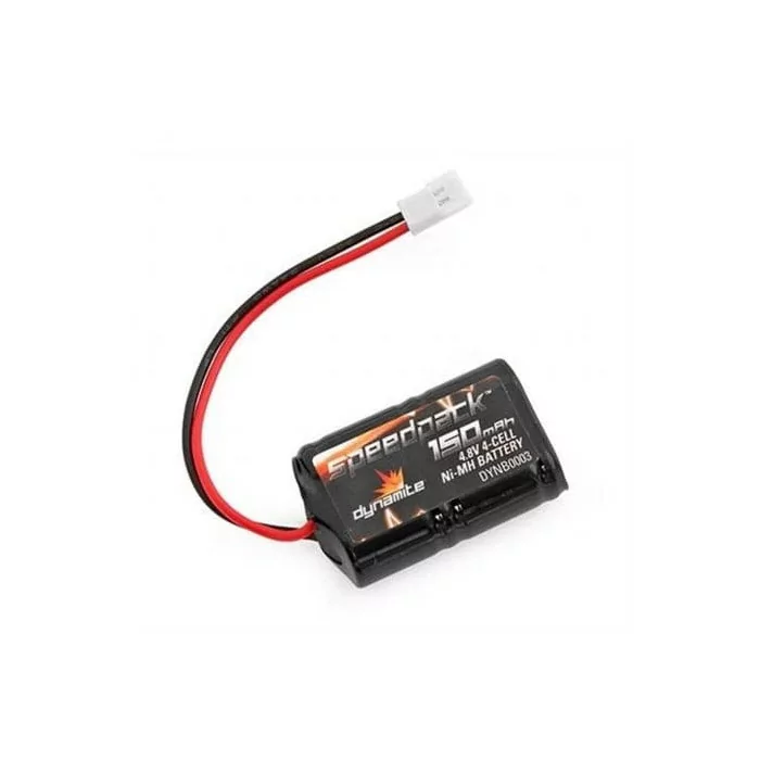 Dynamite 4.8V NiMH 150mAh Battery Flat 4C Micros