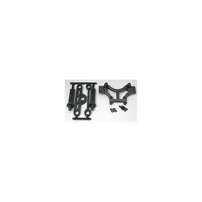 RPM Shock Tower & Body Mounts Traxxas T-Maxx & E-Maxx (Black)
