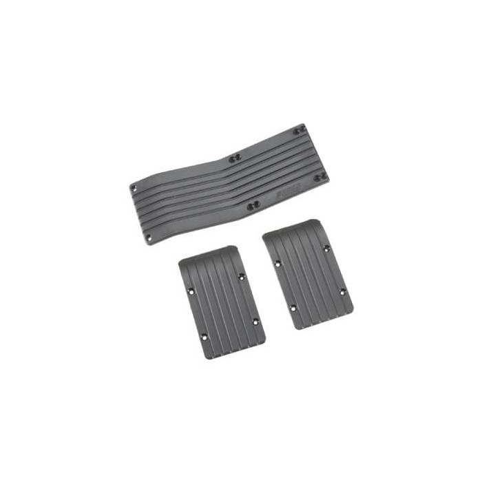 RPM Three Piece Skid Plate Set Traxxas T-Maxx & E-Maxx (Black)