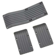 RPM Three Piece Skid Plate Set Traxxas T-Maxx & E-Maxx (Black)