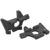 RPM Front Bulkheads Traxxas T-Maxx & E-Maxx (Black)