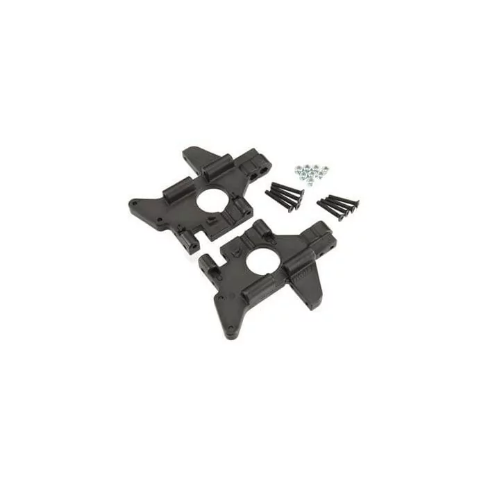 RPM Rear Bulkheads Traxxas T-Maxx & E-Maxx (Black)