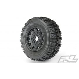 Pro-Line Trencher X SC Tires w/Raid Wheels (2) (Black) (M2)