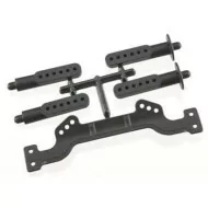 RPM Adjustable Front Body Mounts Traxxas Slash 2wd, Nitro Slash, e-Rustler & Nitro Rustler