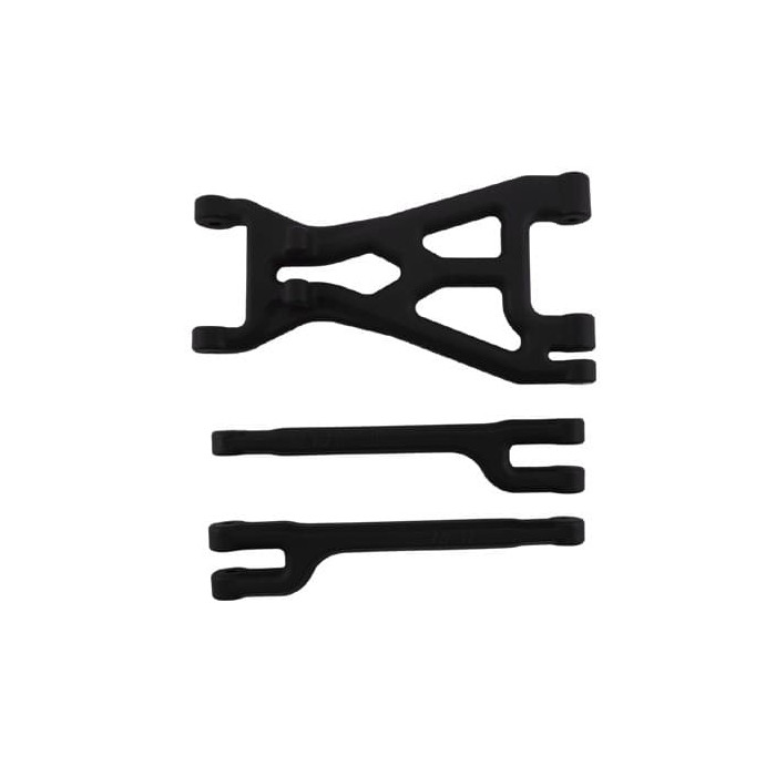 RPM Left Front/Right Rear A-arms HPI Savage, Savage-X, Savage-XL & Savage Flux (Black)