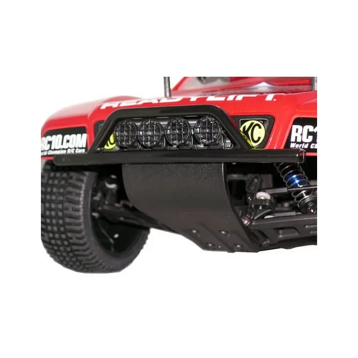 RPM Front Bumper, Chassis Brace & Skid Plate SC10 2wd (Black) - Photo 2