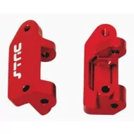 ST RC Aluminum Caster Blocks, Traxxas Stampede, Rustler, Slash (Red)
