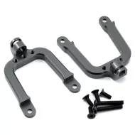 Rear Shock Tower CNC Aluminum SCX10 Gun Metal(2)