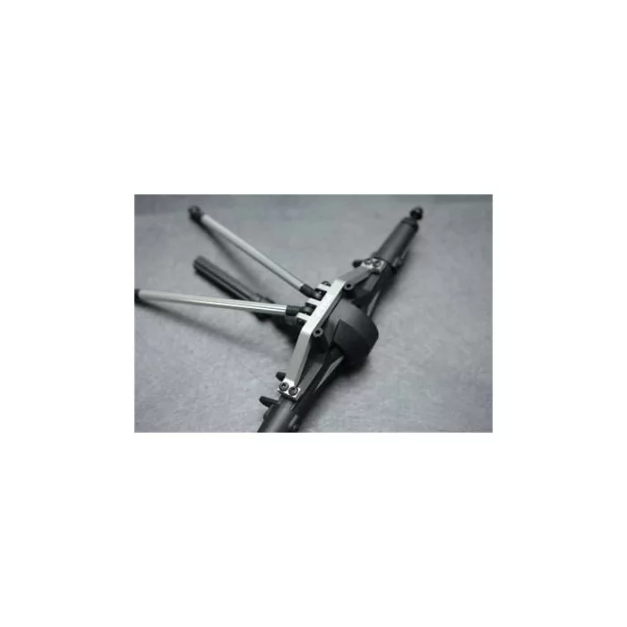 ST RC Aluminum Rear Upper Link Mount Bracket Axial SCX10 (Gun Metal) - Photo 2