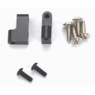 ST RC Aluminum Servo Mounts Axial Wraith (Black)