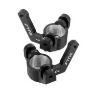 ST RC Aluminum Front Steering Knuckles Axial Yeti, Exo Buggy (Black)