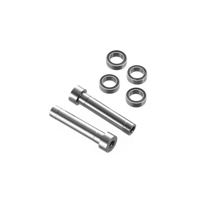 ST RC Aluminum Steering Posts & Bearings Axial Yeti (Silver)