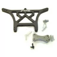 ST RC Aluminum Rear Shock Tower Traxxas Slash, Stampede, Rustler (Gun Metal)
