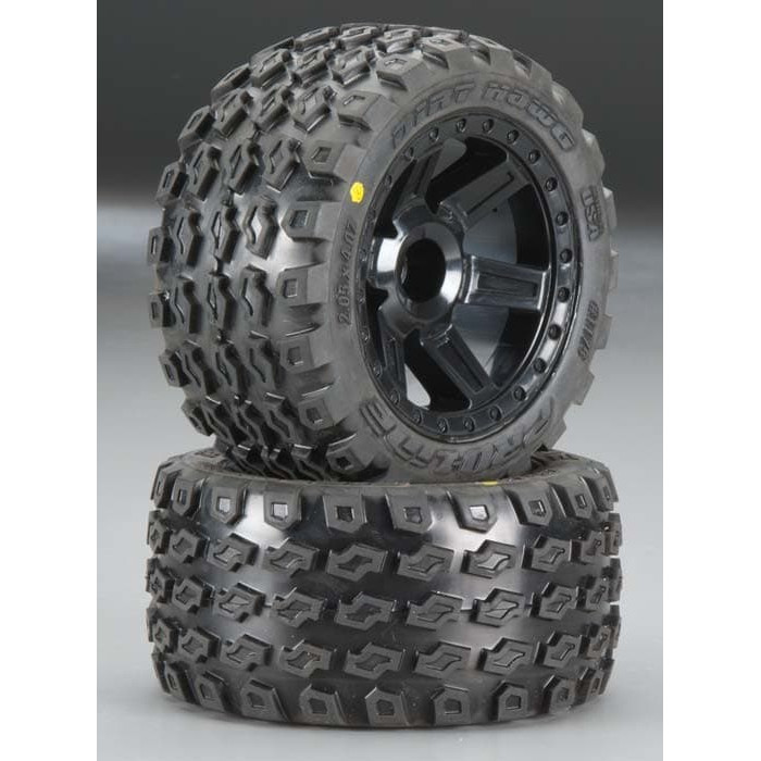 Pro-Line Dirt Hawg 2.8" All Terrain Tires Mounted, JATO Front, Nitro Stampede/Rustler Front