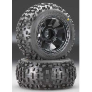 Pro-Line Badlands 3.8" All Terrain Tires Mounted, 17mm Monster Trucks Front or Rear