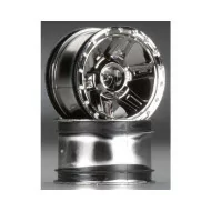 Pro-Line Desperado 2.2" Black Chrome Wheels, 1:16 E-REVO Front or Rear