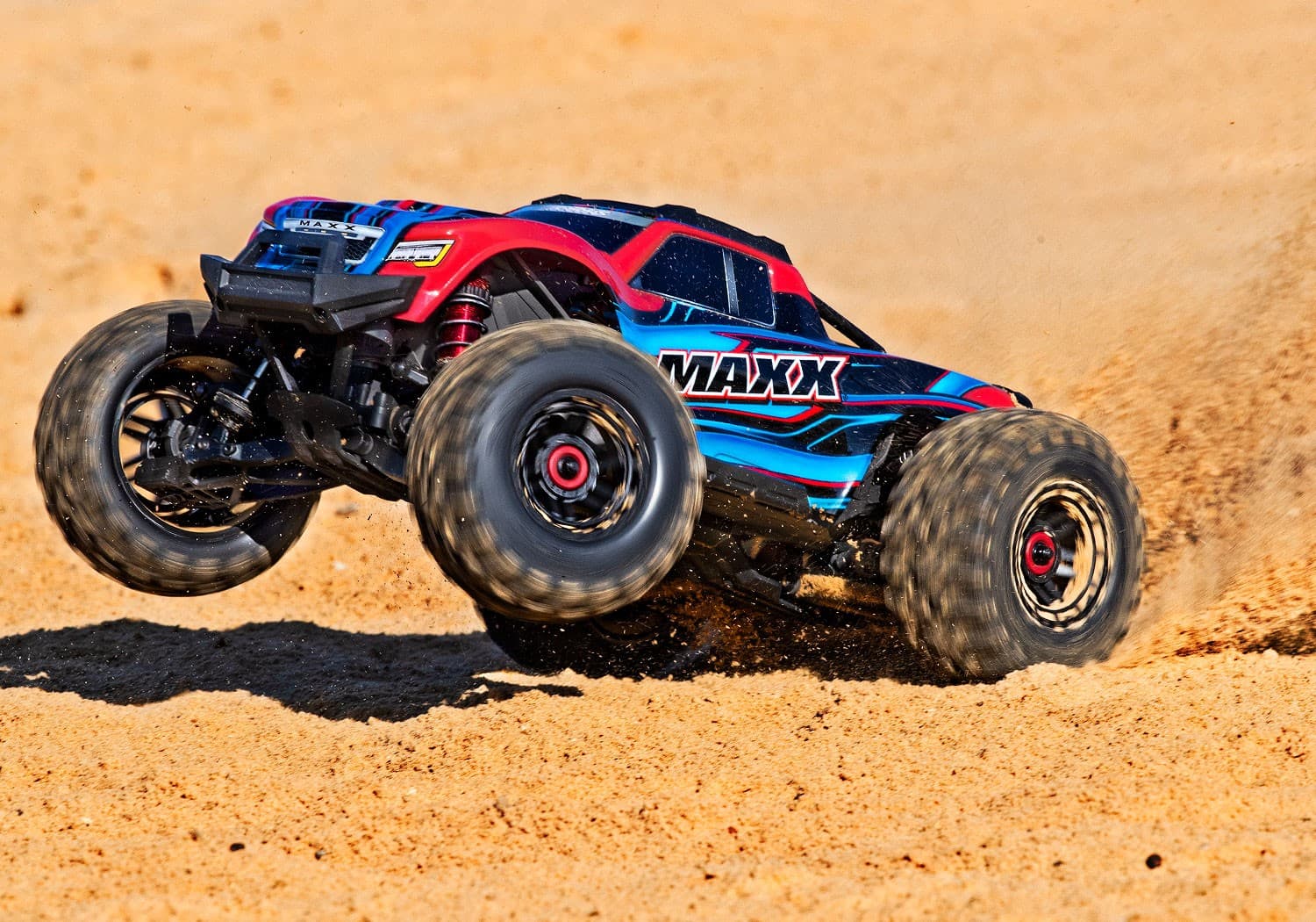 TRA89076-4RED - Traxxas Maxx 4X4 1/10 4s Brushless RTR Monster Truck ...