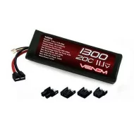 Venom 20C 3S 1300mAh 11.1V LiPo Battery with Universal Plug System