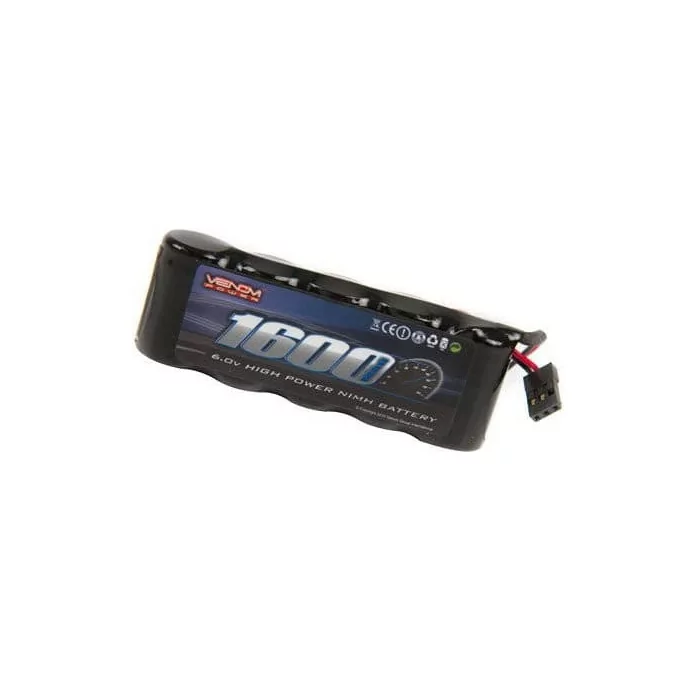 Venom 6V 1600mAh 5-Cell Flat Receiver NiMH Battery